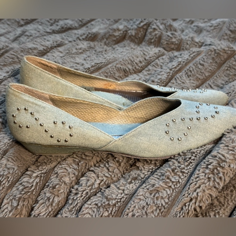 Vintage Denim slip ons